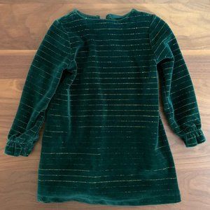 Sparkle Stripe Velvet Dress